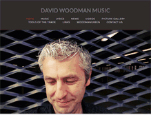 Tablet Screenshot of davidwoodmanmusic.com